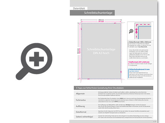 Product Bild schreibtischunterlage_din_a3__100_blatt__4_0_farbig_bedruckt